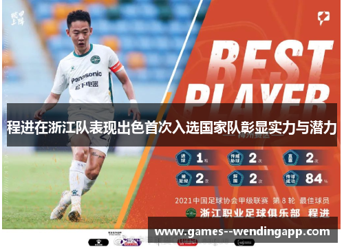 程进在浙江队表现出色首次入选国家队彰显实力与潜力